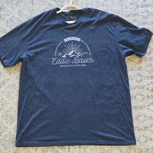 Eddie Bauer Men's Navy Graphic Tee